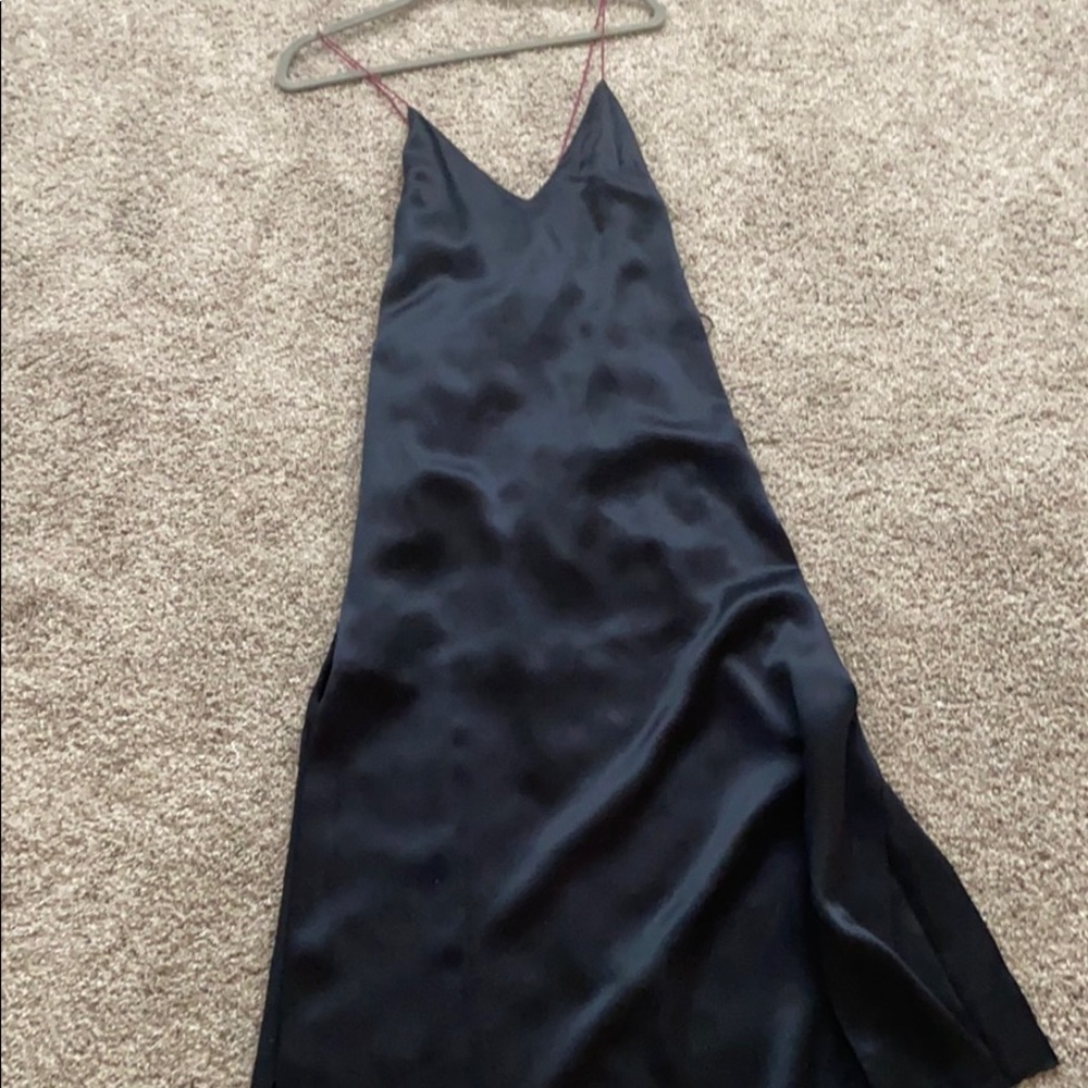 Stunning black Rag & Bone silk slip dress